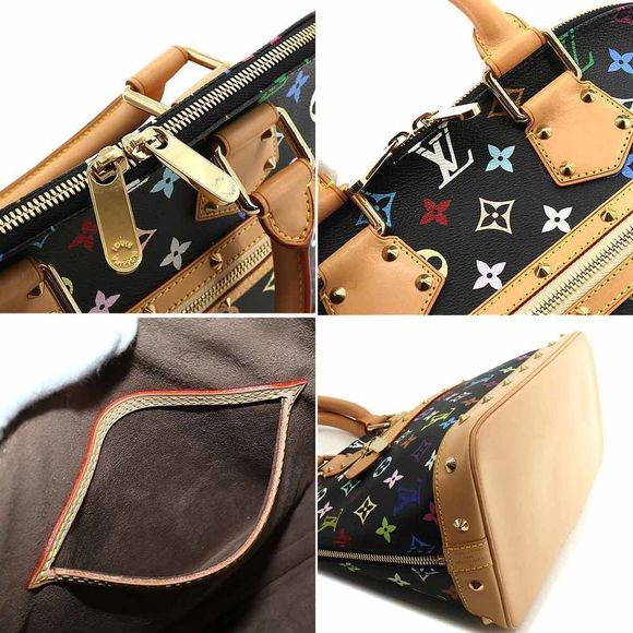 Louis Vuitton Alma PM Multicolor Monogram Handbag black - Picture 7 of 10